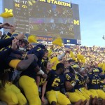 M FOOTBALL 2012: SEASON’S LAST HOME GAME PROVIDES THE FINAL OPPORTUNITY FOR 23 SENIORS TO ENJOY MICHIGAN STADIUM AND ITS ATMOSPHERE, WHILE OBTAINING A NEEDED WIN-WOLVERINES 42, HAWKEYES 17.